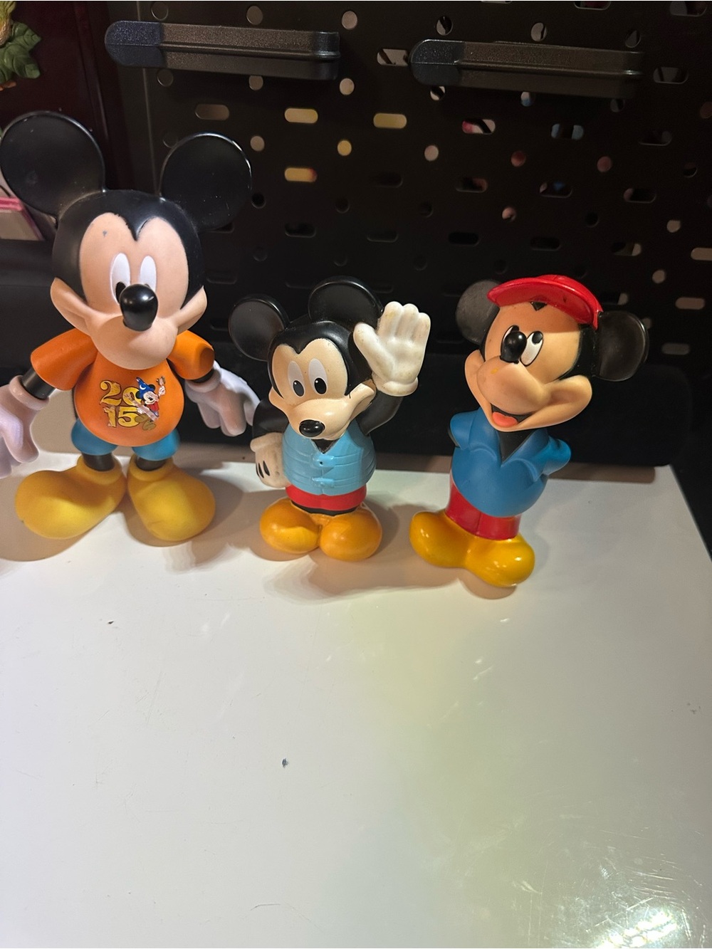 Disney Red-Hat Blue-Shirt Cartoon Mouse Figure with Yellow Shoes